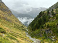 Descending towards Zermatt from Berggasthaus Trift, Switzerland
